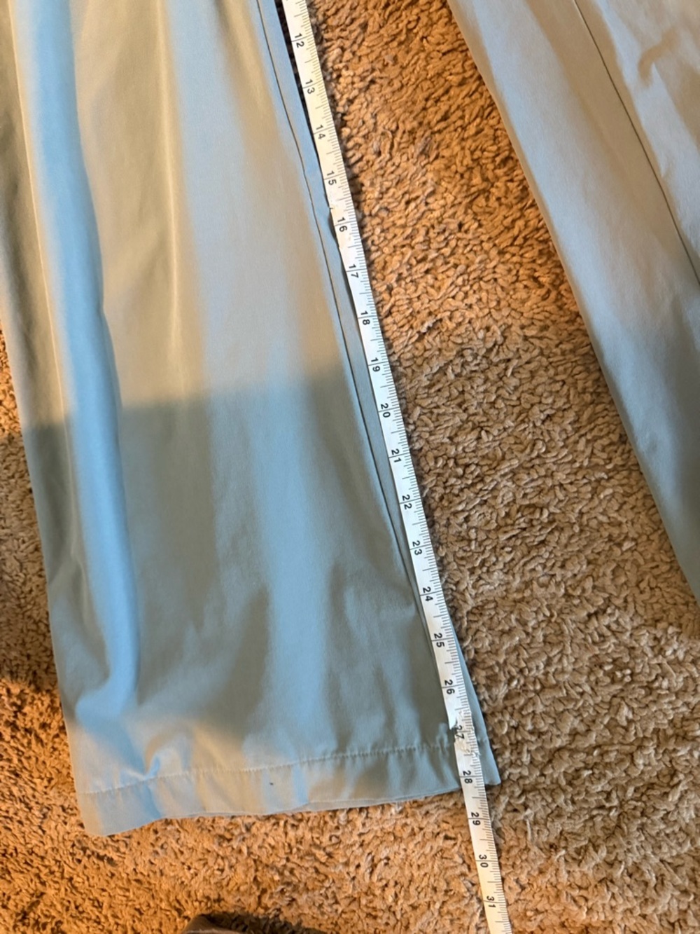 ALO Light Blue (Cosmic Grey) Wide-Leg High-Waist Pants - Picture 7 of 7